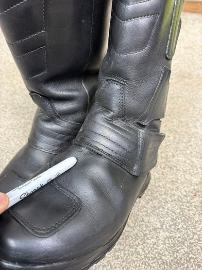 Ex Police Altberg Skywalk Leather Motorcycle Boots Touring Waterproof Bike Boots UK 8