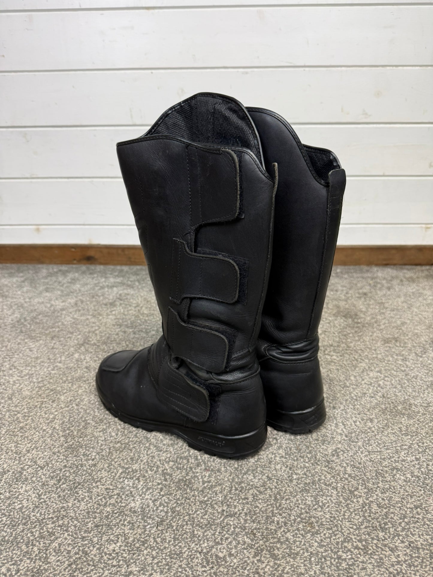 Ex Police Altberg Skywalk Leather Motorcycle Boots Touring Waterproof Bike Boots UK 8