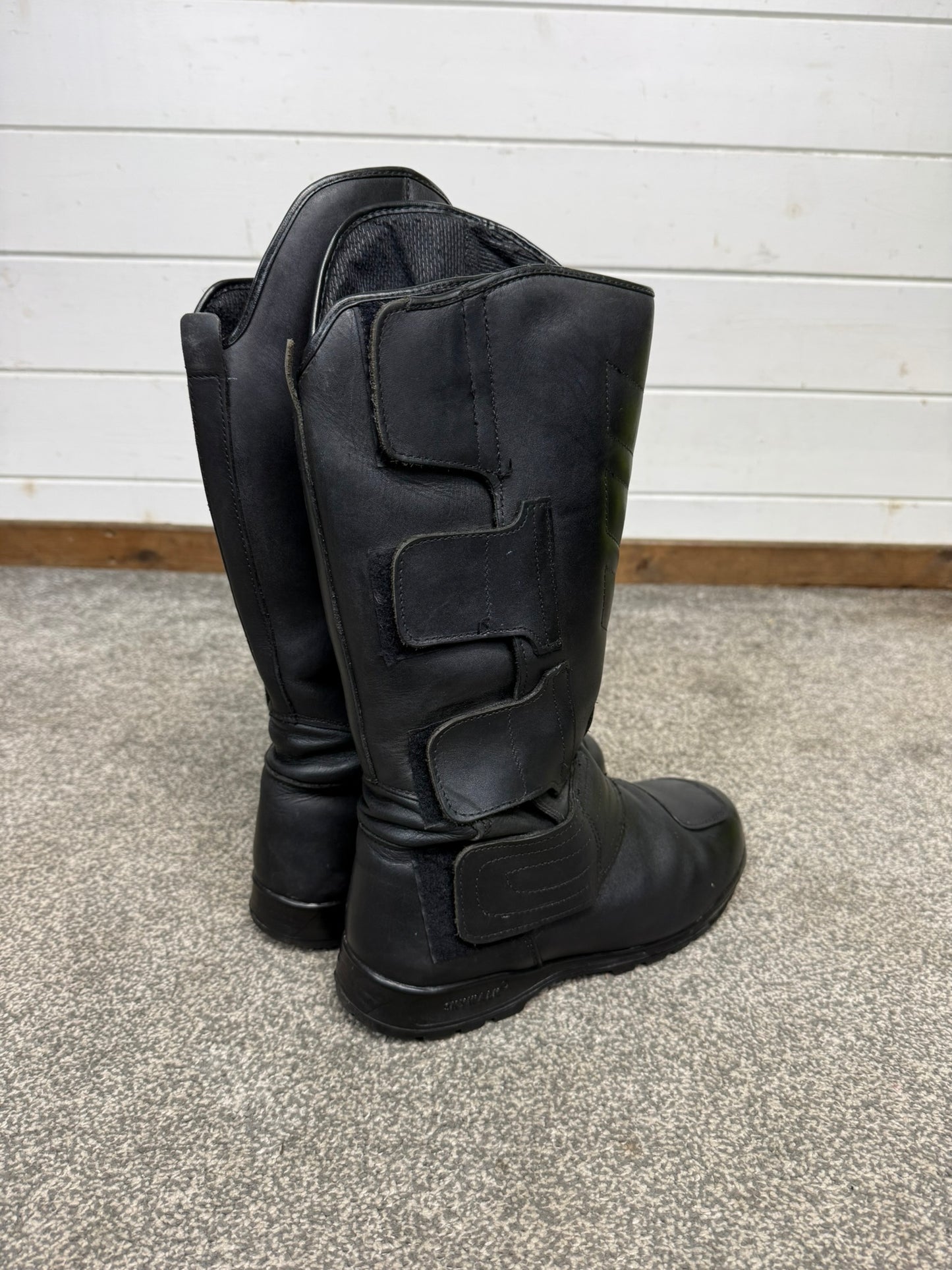 Ex Police Altberg Skywalk Leather Motorcycle Boots Touring Waterproof Bike Boots UK 8