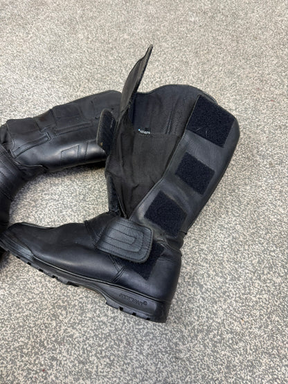 Ex Police Altberg Skywalk Leather Motorcycle Boots Touring Waterproof Bike Boots UK 8