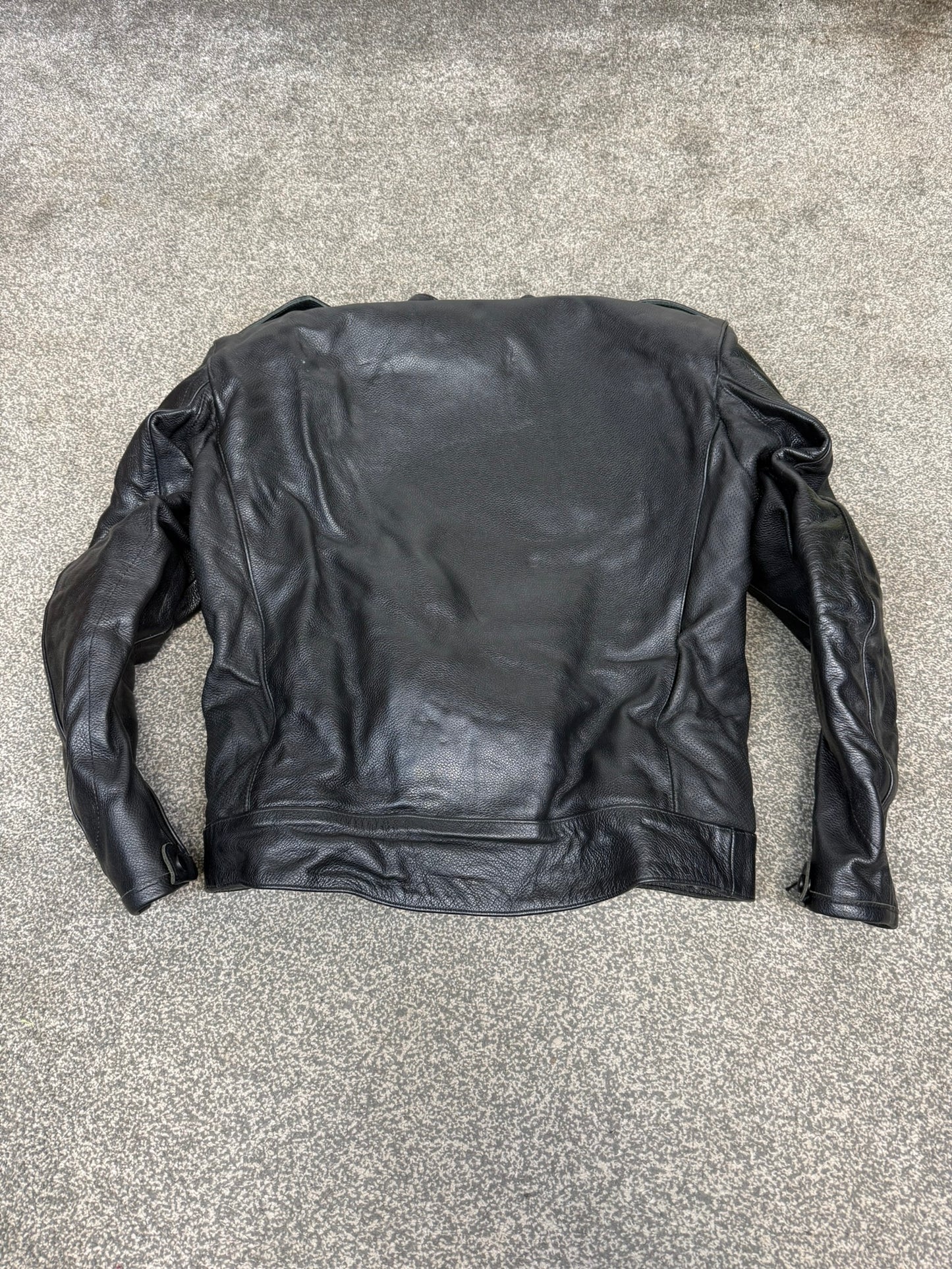 Ex Police Hideout Motorcycle Leathers 2 Piece Jacket & Trousers BADGED Collector TV Film Display