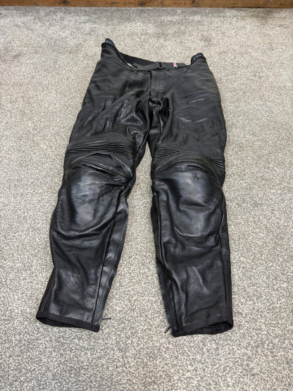 Ex Police Hideout Motorcycle Leathers 2 Piece Jacket & Trousers BADGED Collector TV Film Display