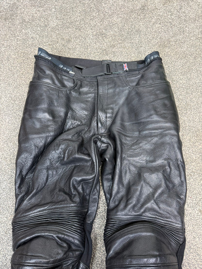 Ex Police Hideout Motorcycle Leathers 2 Piece Jacket & Trousers BADGED Collector TV Film Display