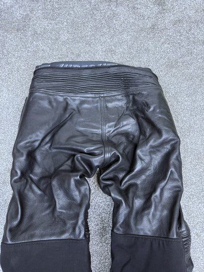 Ex Police Hideout Motorcycle Leathers 2 Piece Jacket & Trousers BADGED Collector TV Film Display