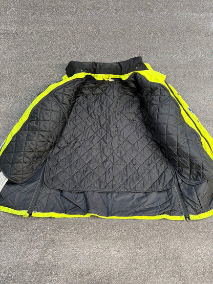 Ex Police Hi-Vis Waterproof Jacket Model 9 BADGED With Klickfast & Quilted Liner Grade B