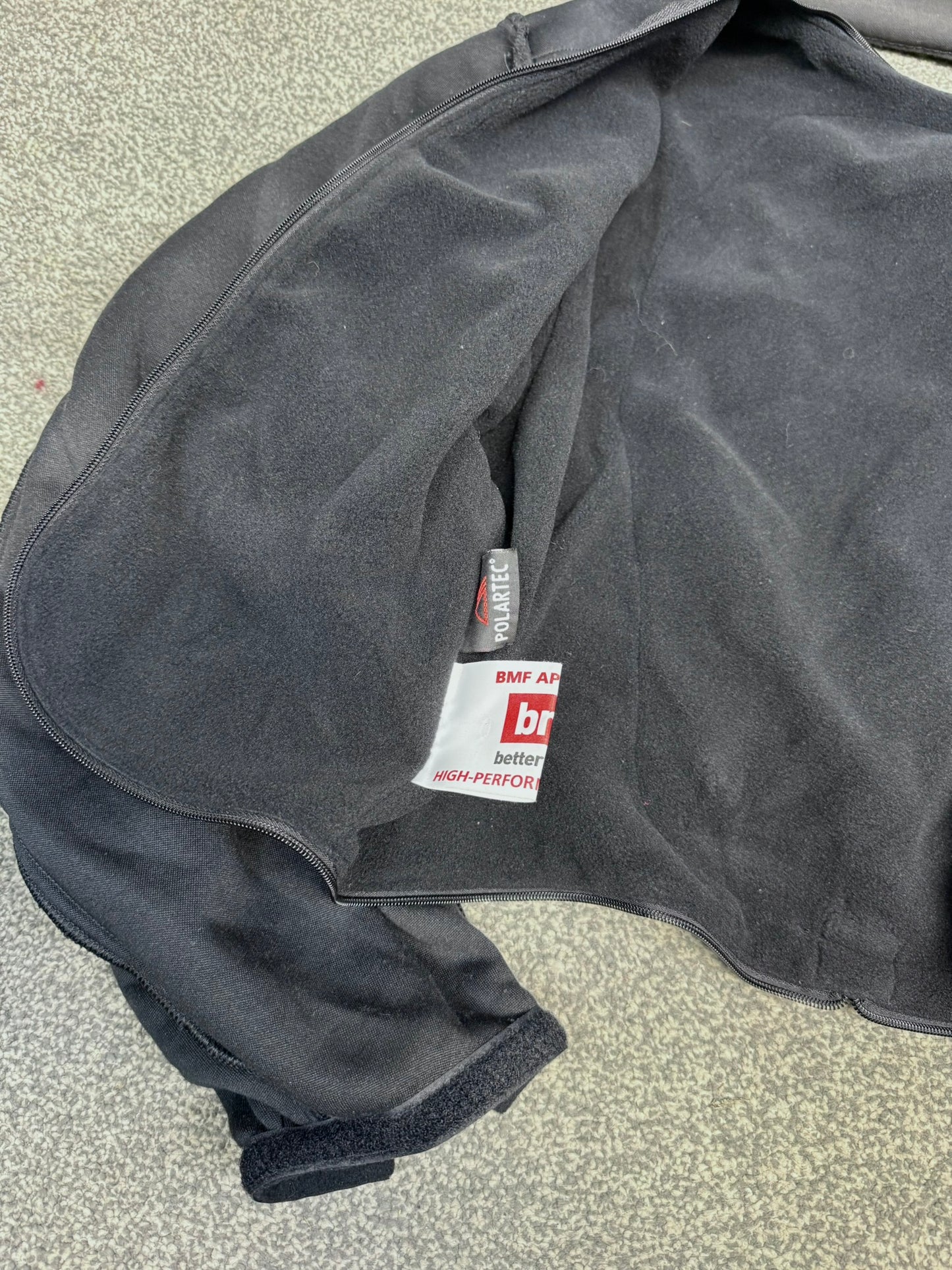 Ex Police BKS Motorbike Leathers 2 Piece Jacket & Trousers BADGED Collector TV Film Display