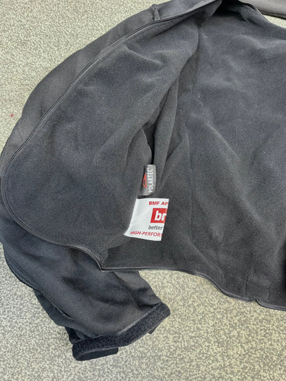 Ex Police BKS Motorbike Leathers 2 Piece Jacket & Trousers BADGED Collector TV Film Display