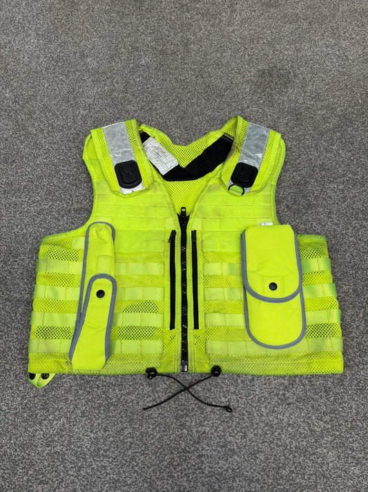 Safariland Hi-Vis MOLLE Vest & Pouches Tactical Utility Security Vest Ex Police - XL