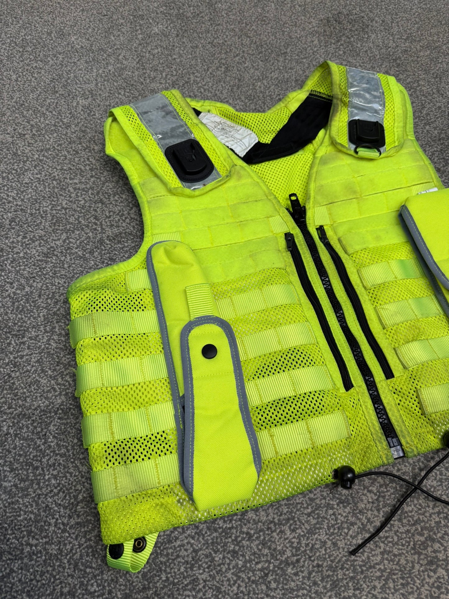 Safariland Hi-Vis MOLLE Vest & Pouches Tactical Utility Security Vest Ex Police - XL