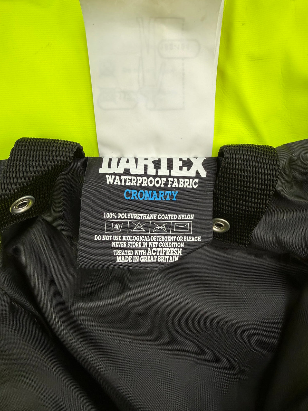 Ex Police Hi Vis Waterproof Jacket BADGED - Large Film TV Uniform Display Coat