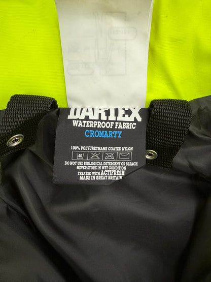 Ex Police Hi Vis Waterproof Jacket BADGED - Large Film TV Uniform Display Coat