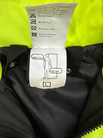 Ex Police Hi Vis Waterproof Jacket BADGED - Large Film TV Uniform Display Coat