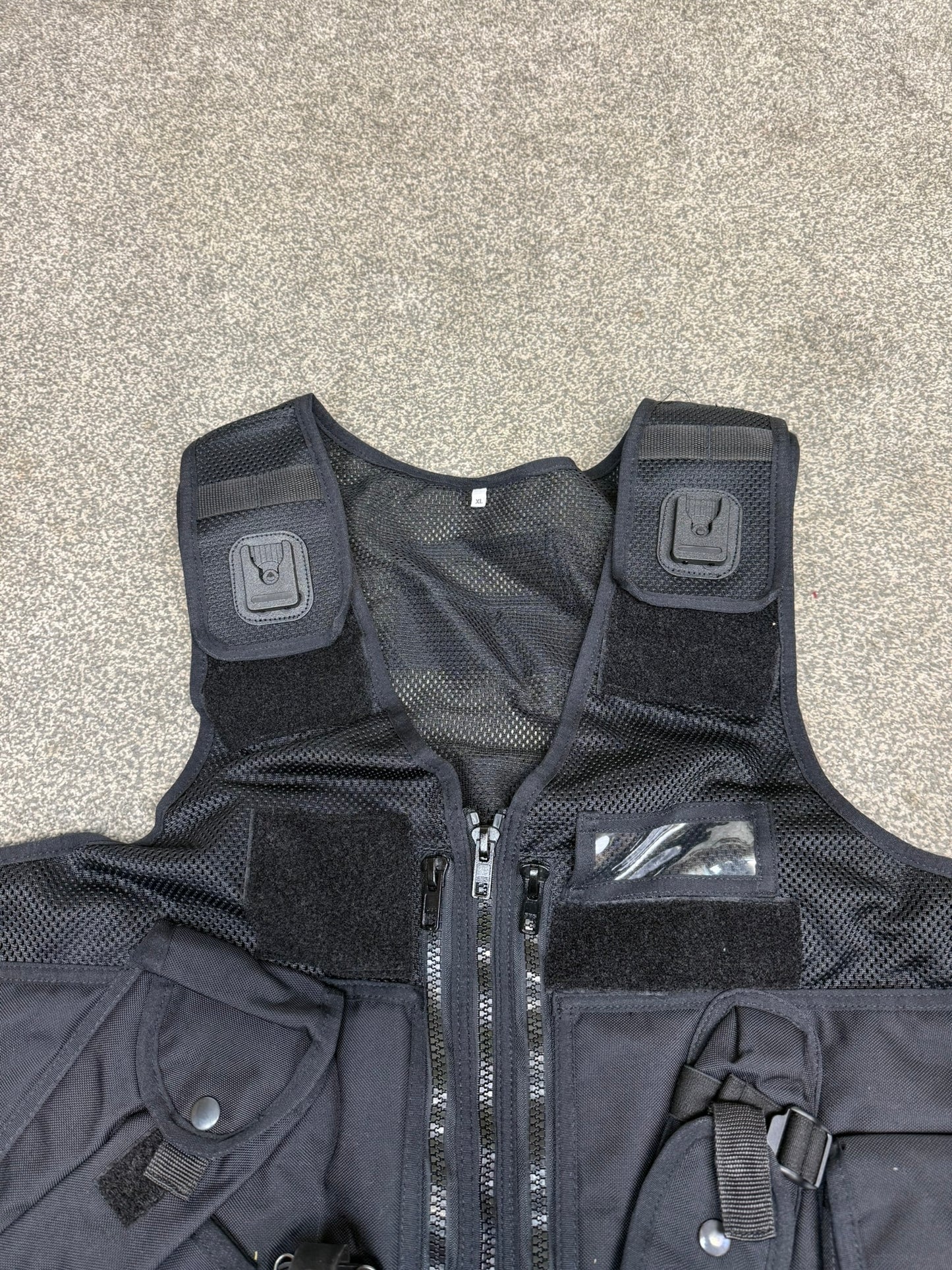Ex Police Black Arktis Tactical Vest VGC Utility Equipment Vest Security Patrol Airsoft - X Large