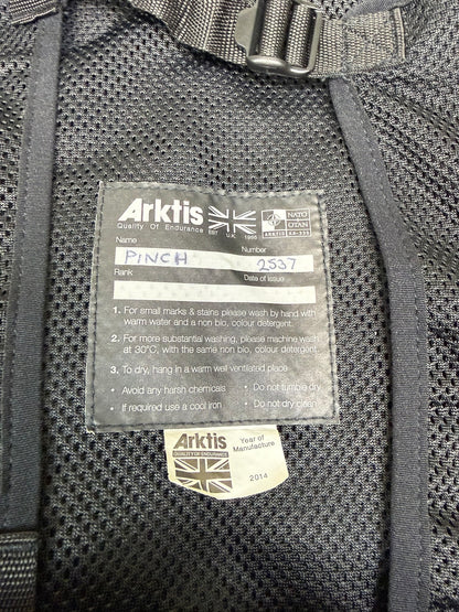 Ex Police Black Arktis Tactical Vest VGC Utility Equipment Vest Security Patrol Airsoft - X Large