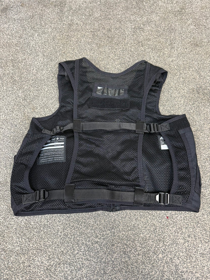 Ex Police Arktis Black Tactical Vest Utility Equipment Vest Security Marshall Airsoft - MEDIUM