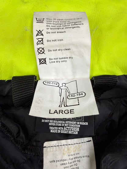 Ex Police Hi Vis Waterproof Jacket With Liner BADGED - Large Film TV Uniform Display Coat
