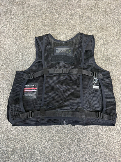 Ex Police Black Arktis Tactical Vest Utility Equipment Vest Security Patrol Airsoft - MEDIUM