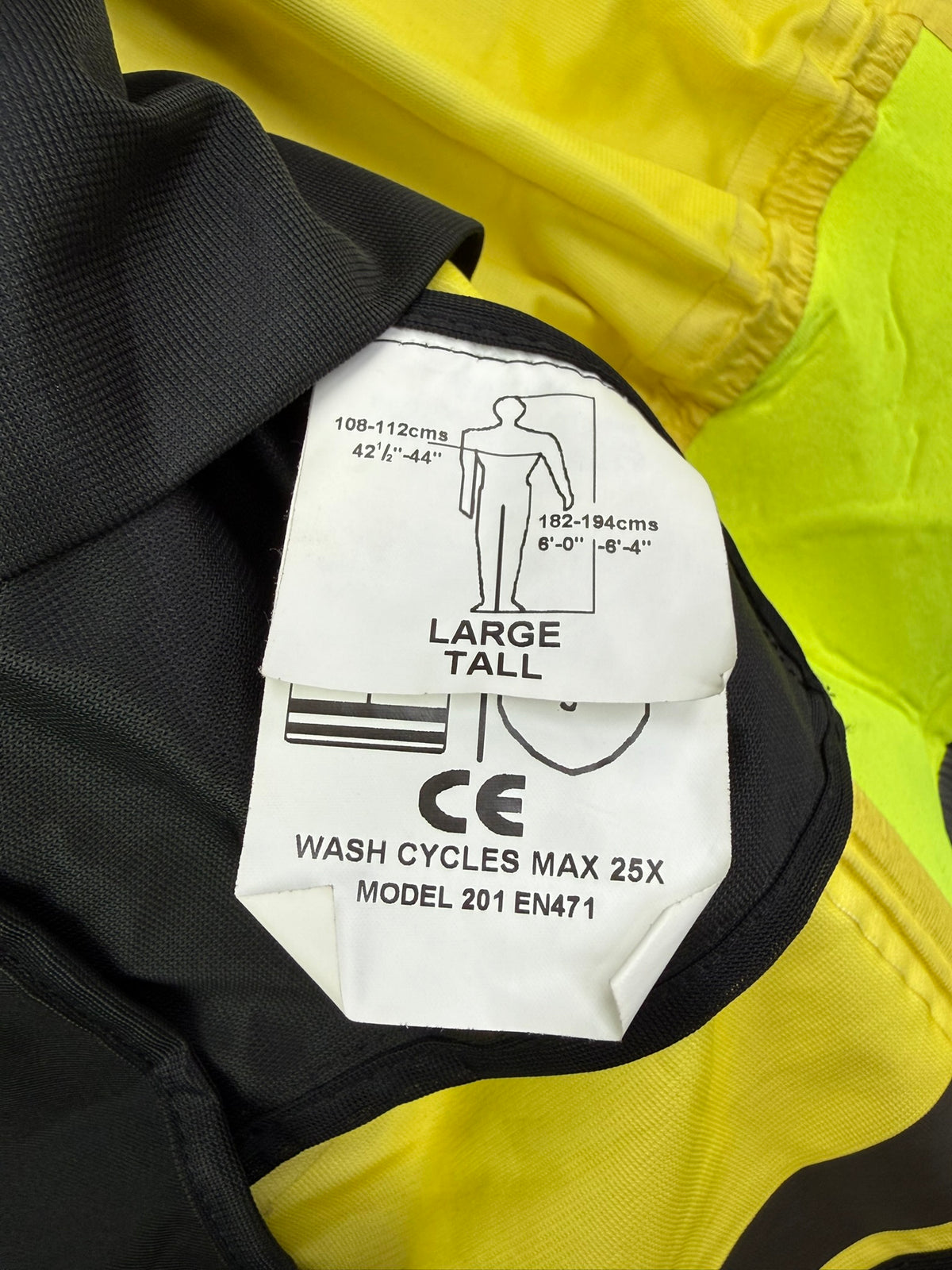 Ex Police Hi-Vis Waterproof Gore-Tex Bomber Jacket Badged LARGE Film TV Display Uniform