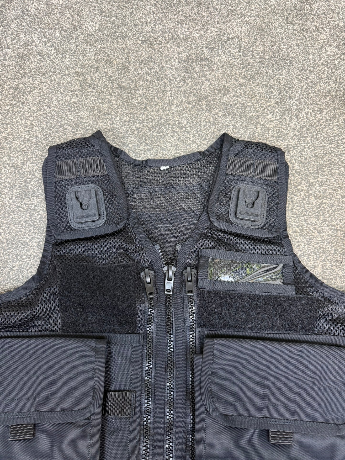 Ex Police Black Arktis Utility Patrol Vest & Pouches Dog Handler Security Airsoft - X Small