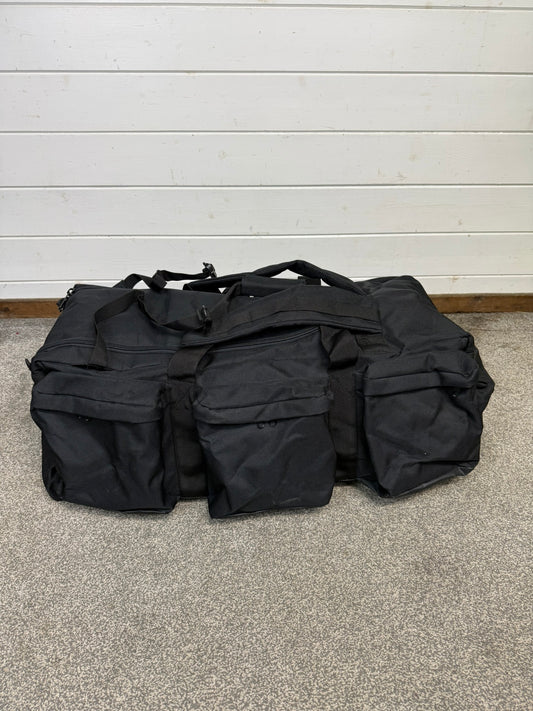 Ex Police Load Out Deployment Bag Holdall Rucksack 80L Black Security Travel