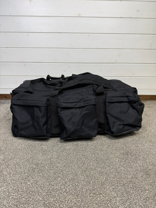 Ex Police Load Out Deployment Bag Holdall Rucksack 80L Black Security Travel