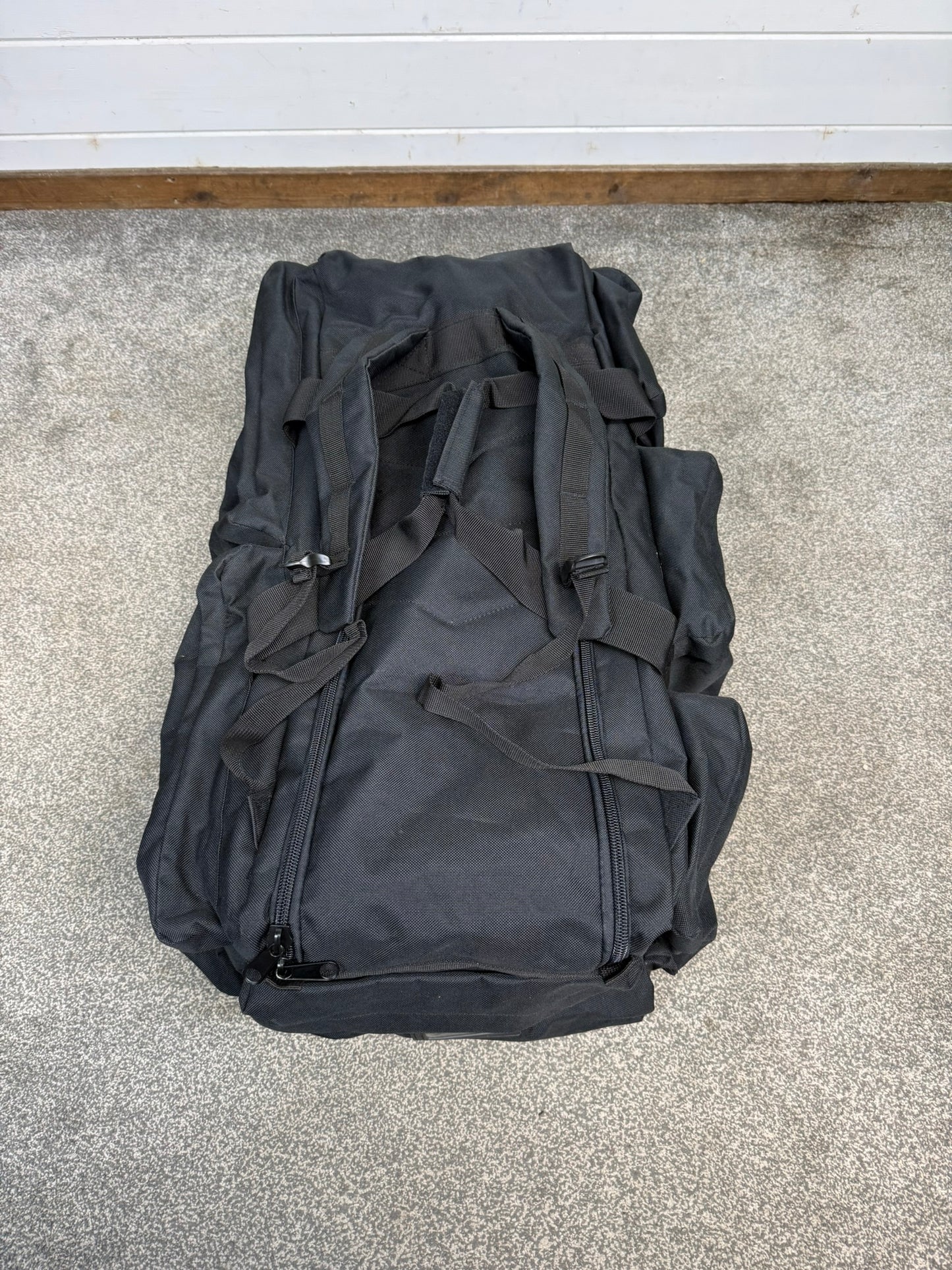 Ex Police Load Out Deployment Bag Holdall Rucksack 80L Black Security Travel