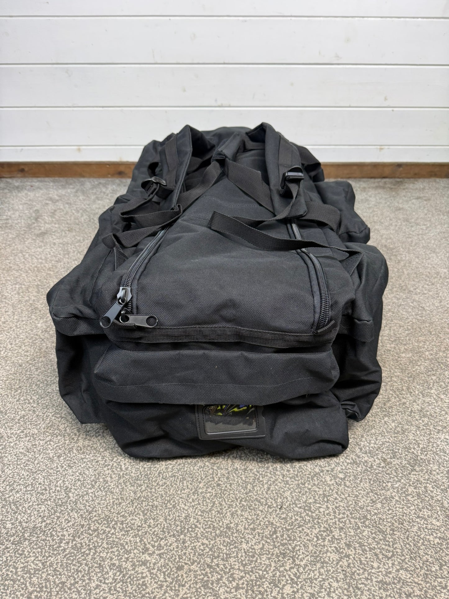 Ex Police Load Out Deployment Bag Holdall Rucksack 80L Black Security Travel