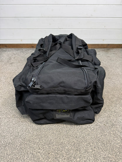 Ex Police Load Out Deployment Bag Holdall Rucksack 80L Black Security Travel