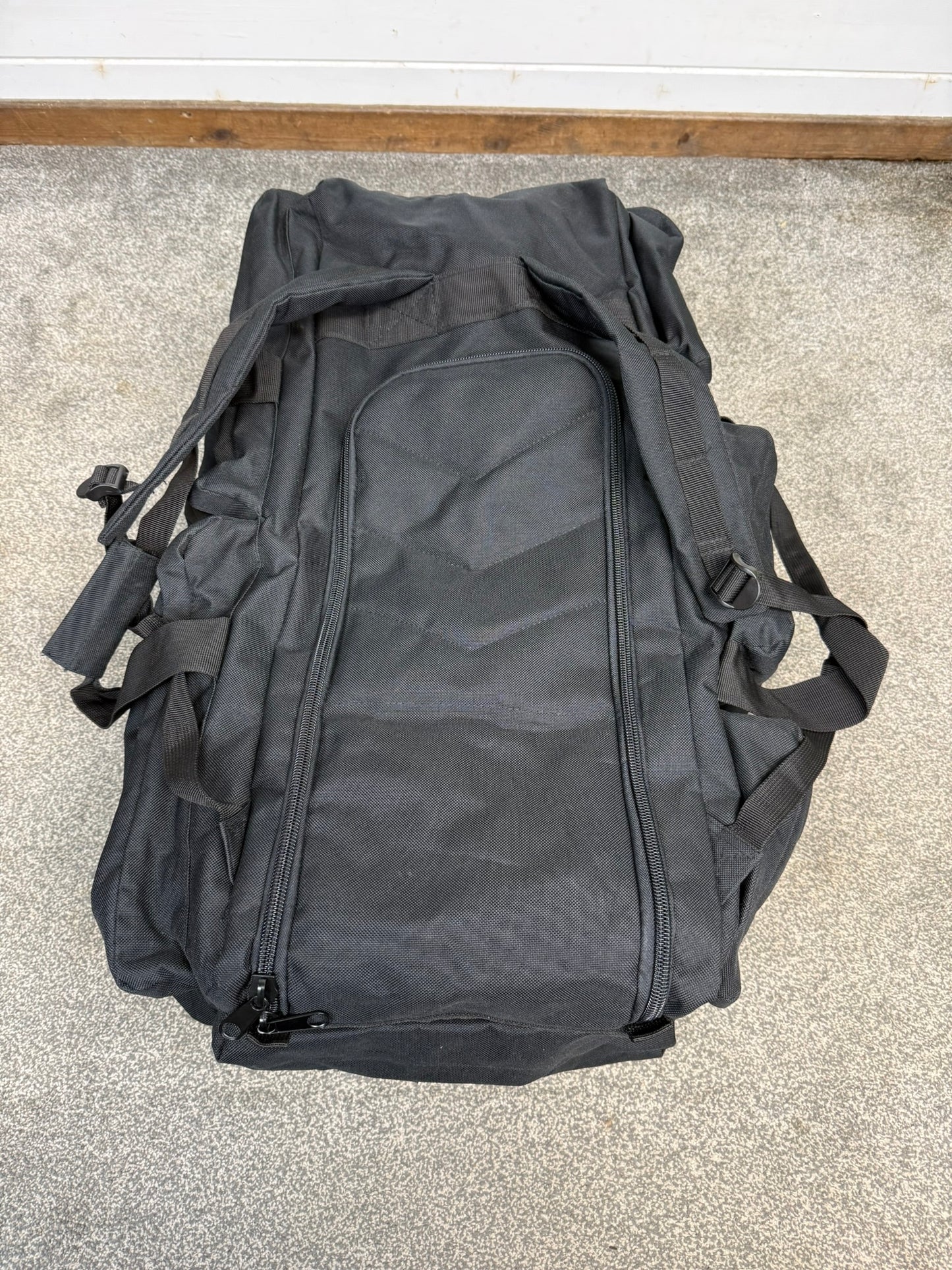 Ex Police Load Out Deployment Bag Holdall Rucksack 80L Black Security Travel