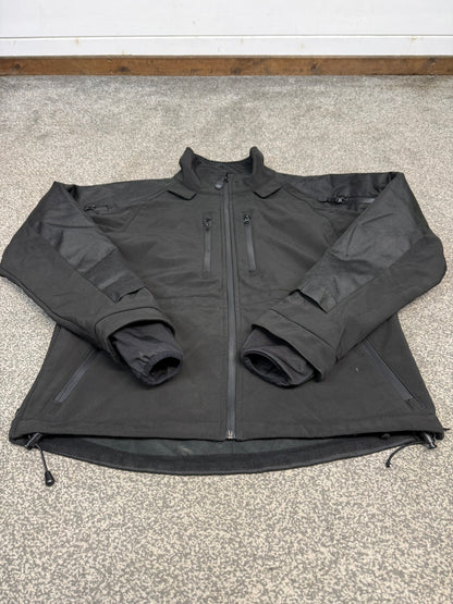 MFH Protect Softshell Jacket Army Police Tactical Duty Waterproof Mens - Medium