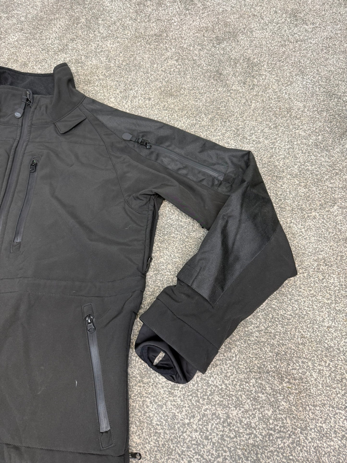 MFH Protect Softshell Jacket Army Police Tactical Duty Waterproof Mens - Medium