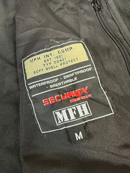MFH Protect Softshell Jacket Army Police Tactical Duty Waterproof Mens - Medium