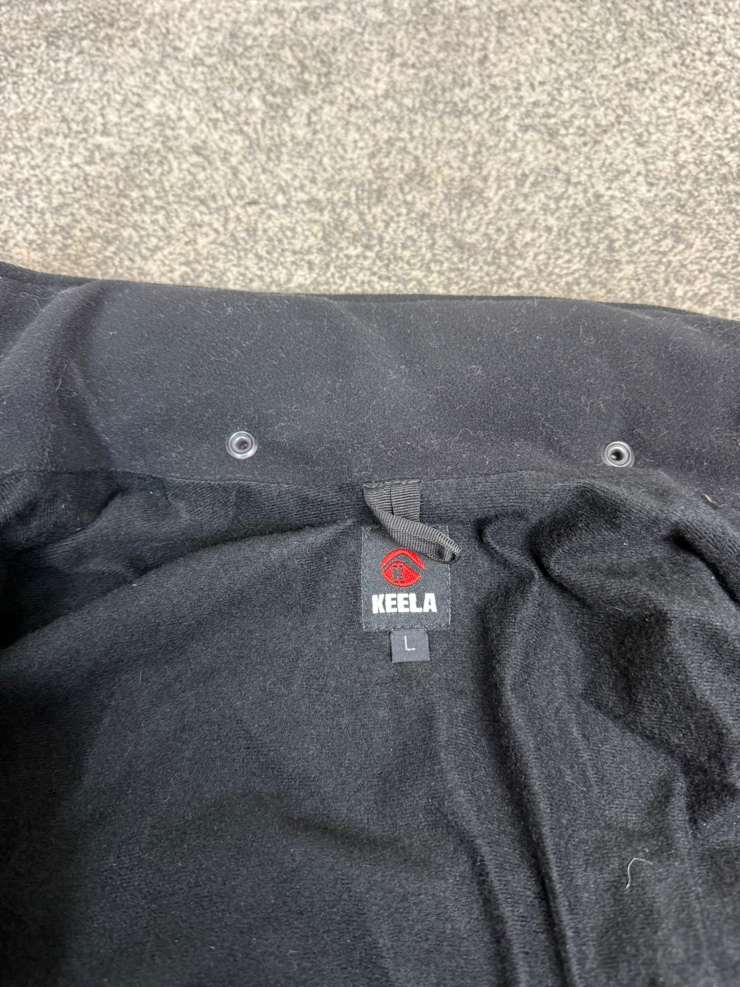 Ex Police Keela Neptune Black Fleece Windproof Waterproof - Large