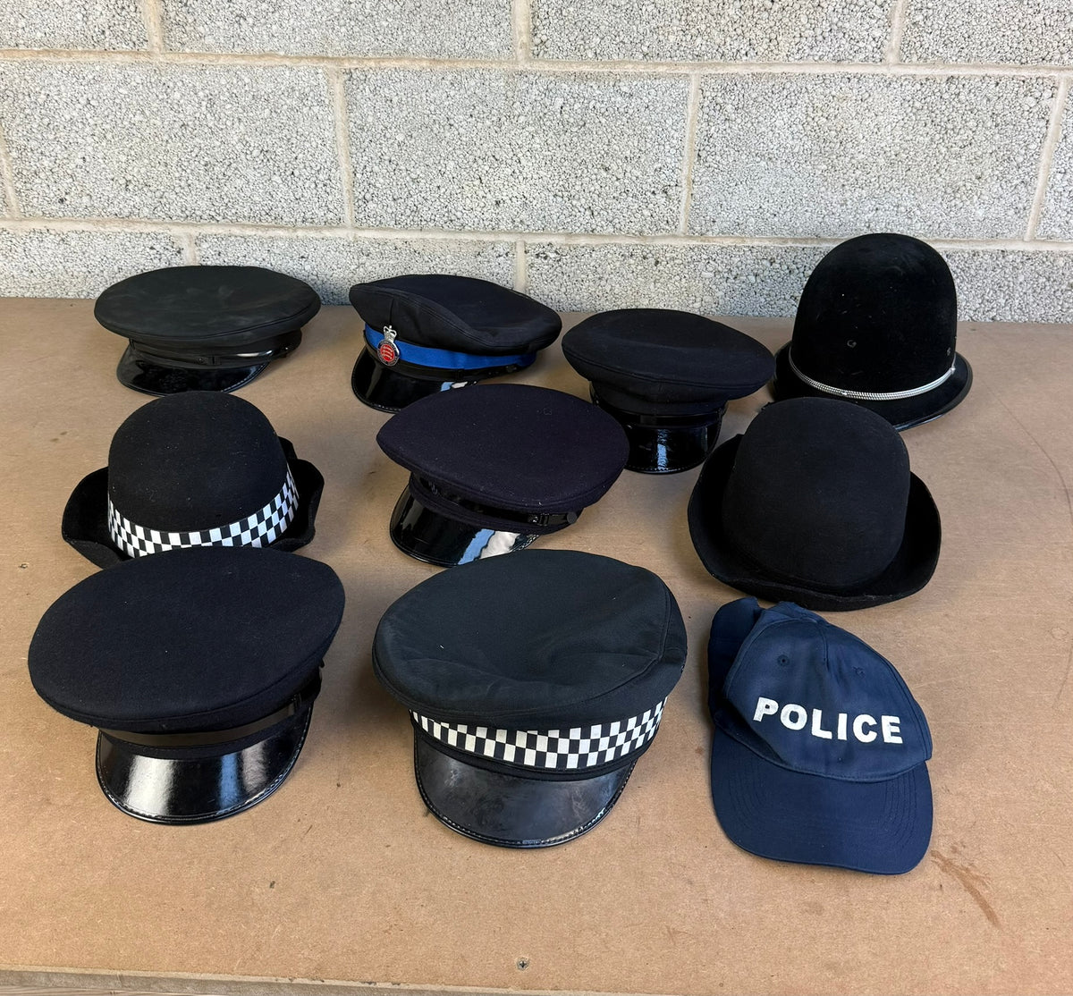 Ex Police Pallet Job Lot Bundle Grade B - Jackets Vests Hats Riot Guards Helmets Boots Fleeces & More!