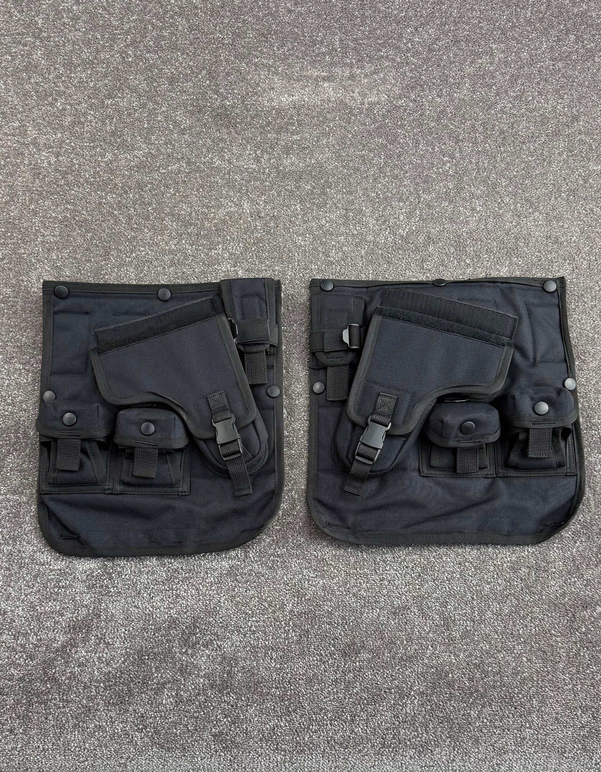 Ex Police Arktis Firearms Taser Vest Attachment Modular Panel Holster & Pouches LEFT or RIGHT