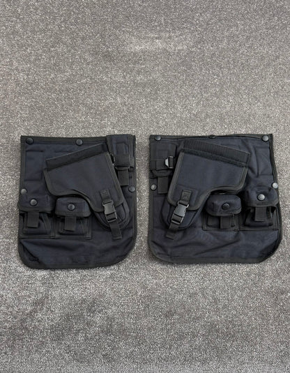 Ex Police Arktis Firearms Taser Vest Attachment Modular Panel Holster & Pouches LEFT or RIGHT