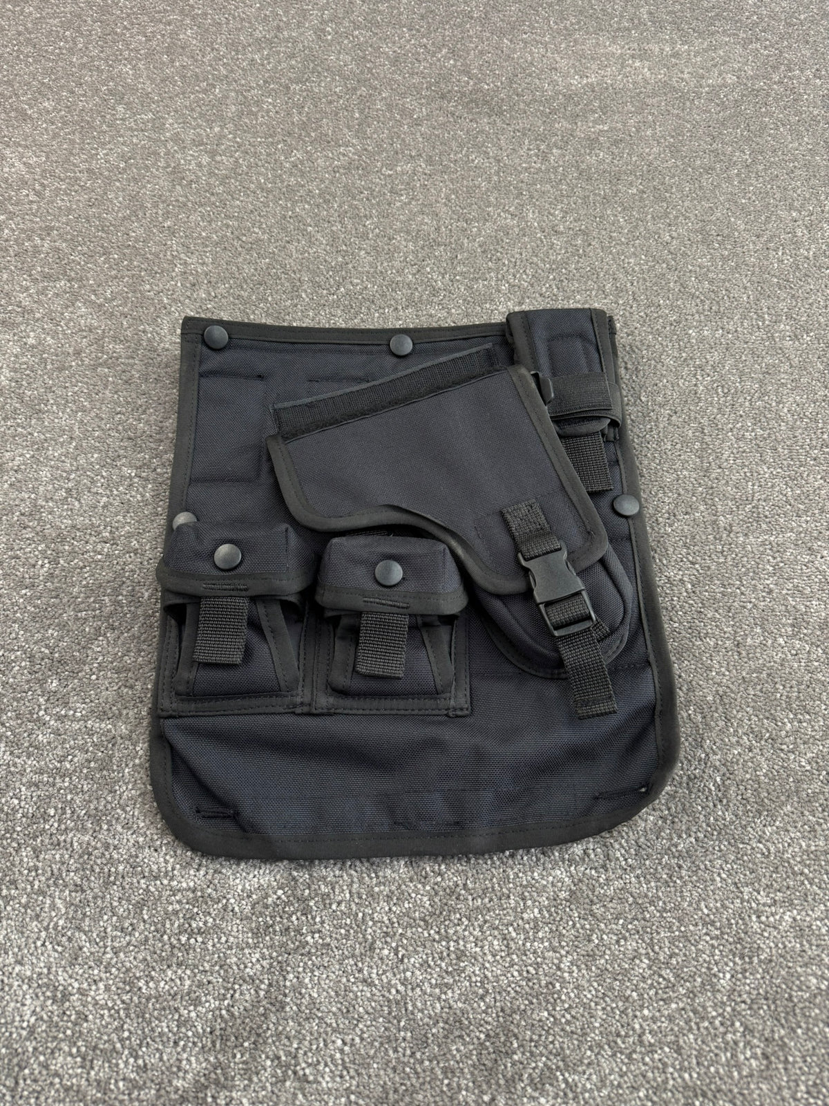 Ex Police Arktis Firearms Taser Vest Attachment Modular Panel Holster & Pouches LEFT or RIGHT