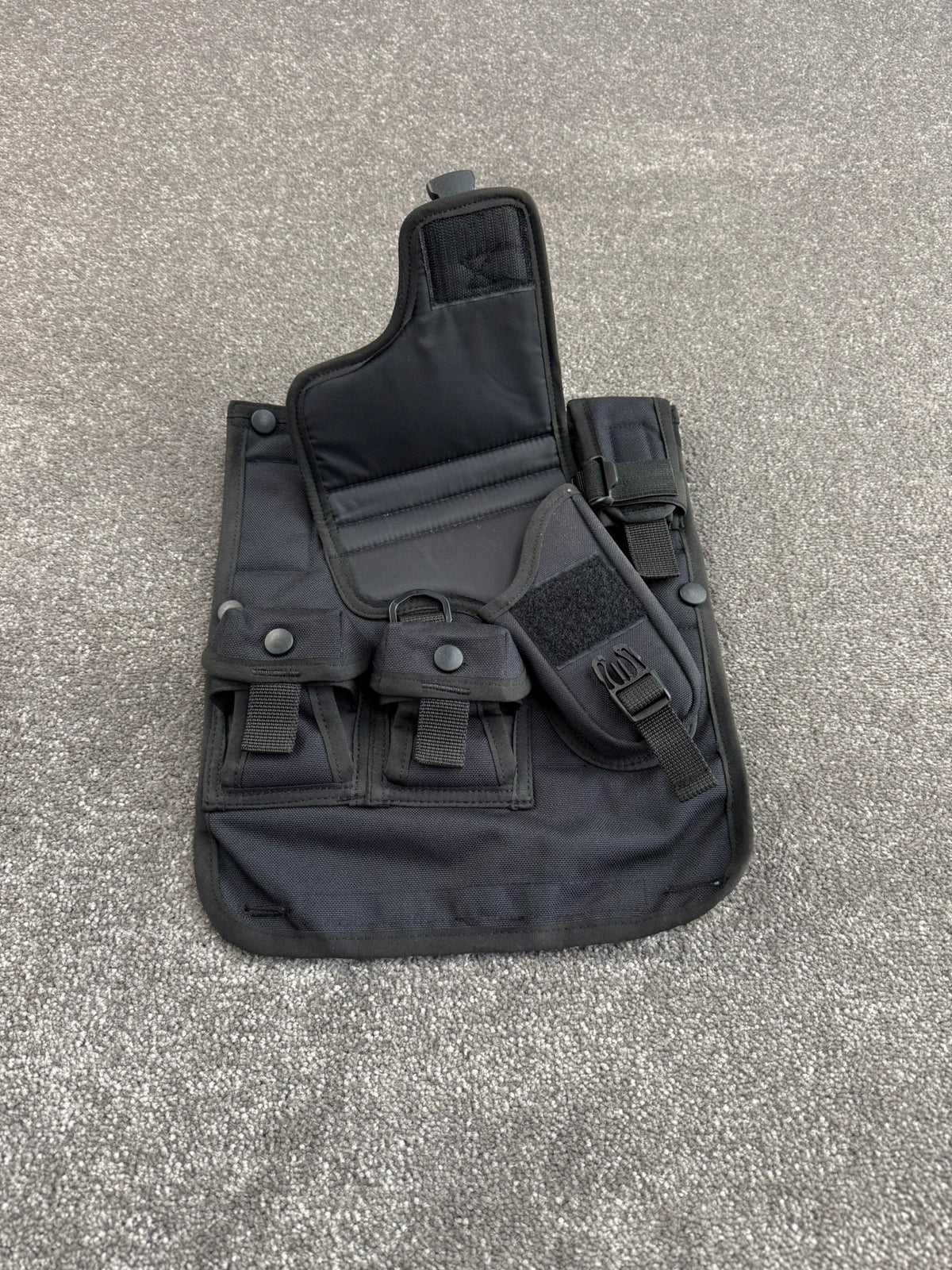 Ex Police Arktis Firearms Taser Vest Attachment Modular Panel Holster & Pouches LEFT or RIGHT