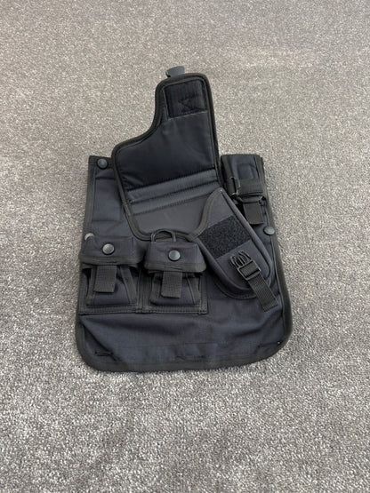 Ex Police Arktis Firearms Taser Vest Attachment Modular Panel Holster & Pouches LEFT or RIGHT