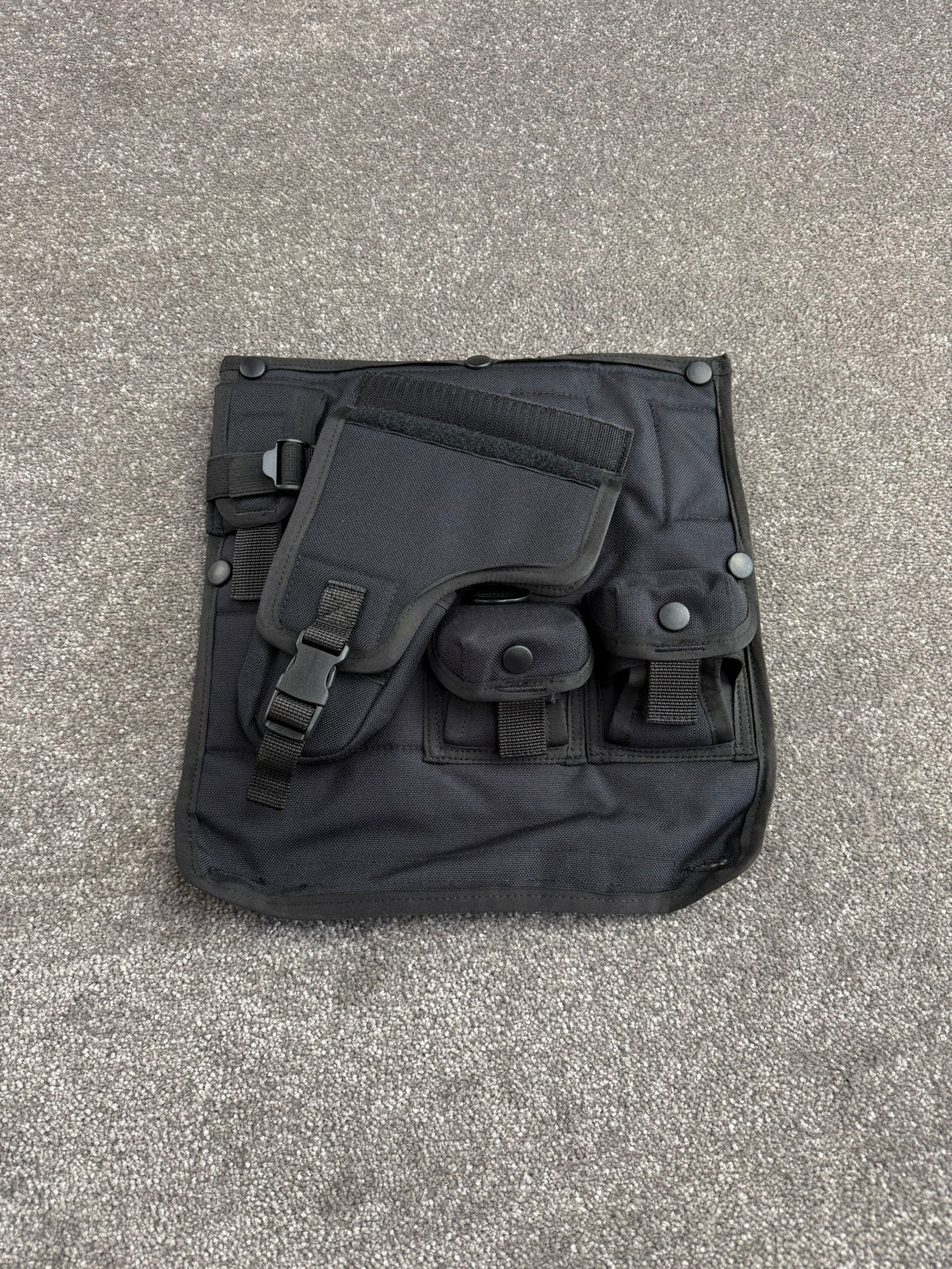 Ex Police Arktis Firearms Taser Vest Attachment Modular Panel Holster & Pouches LEFT or RIGHT
