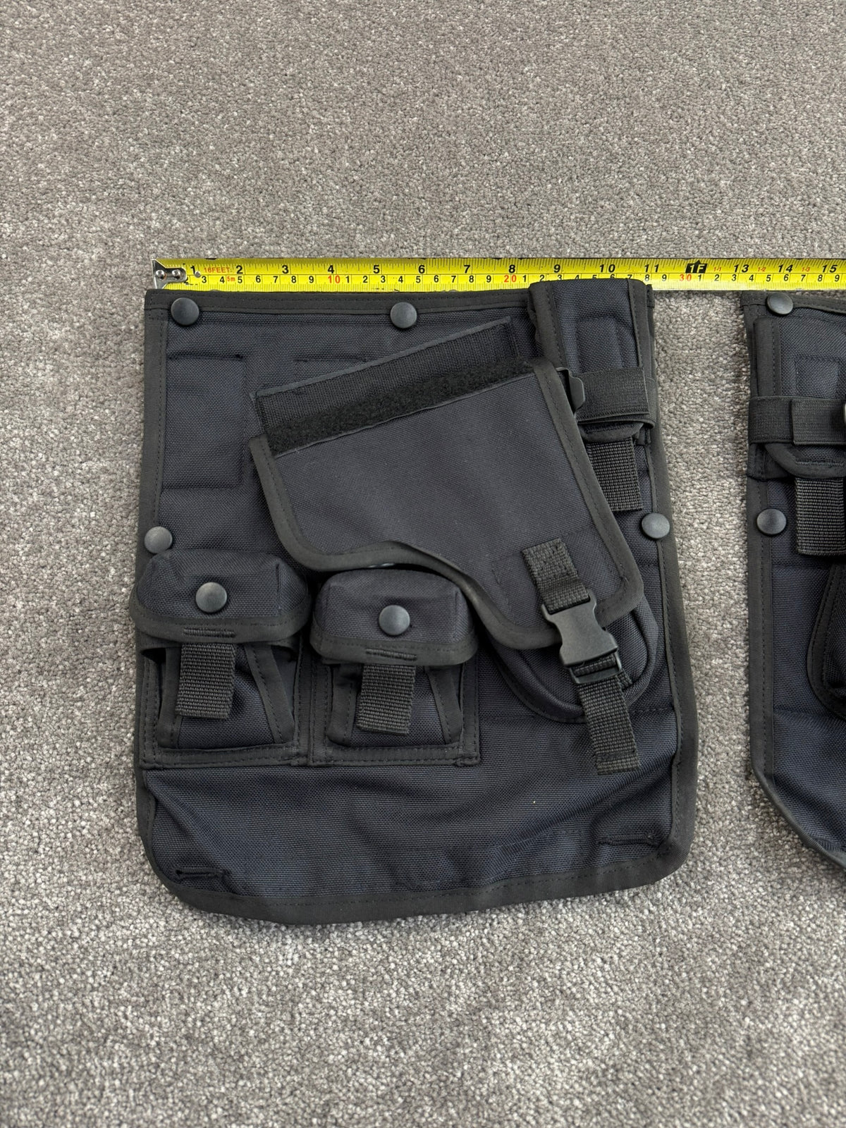 Ex Police Arktis Firearms Taser Vest Attachment Modular Panel Holster & Pouches LEFT or RIGHT
