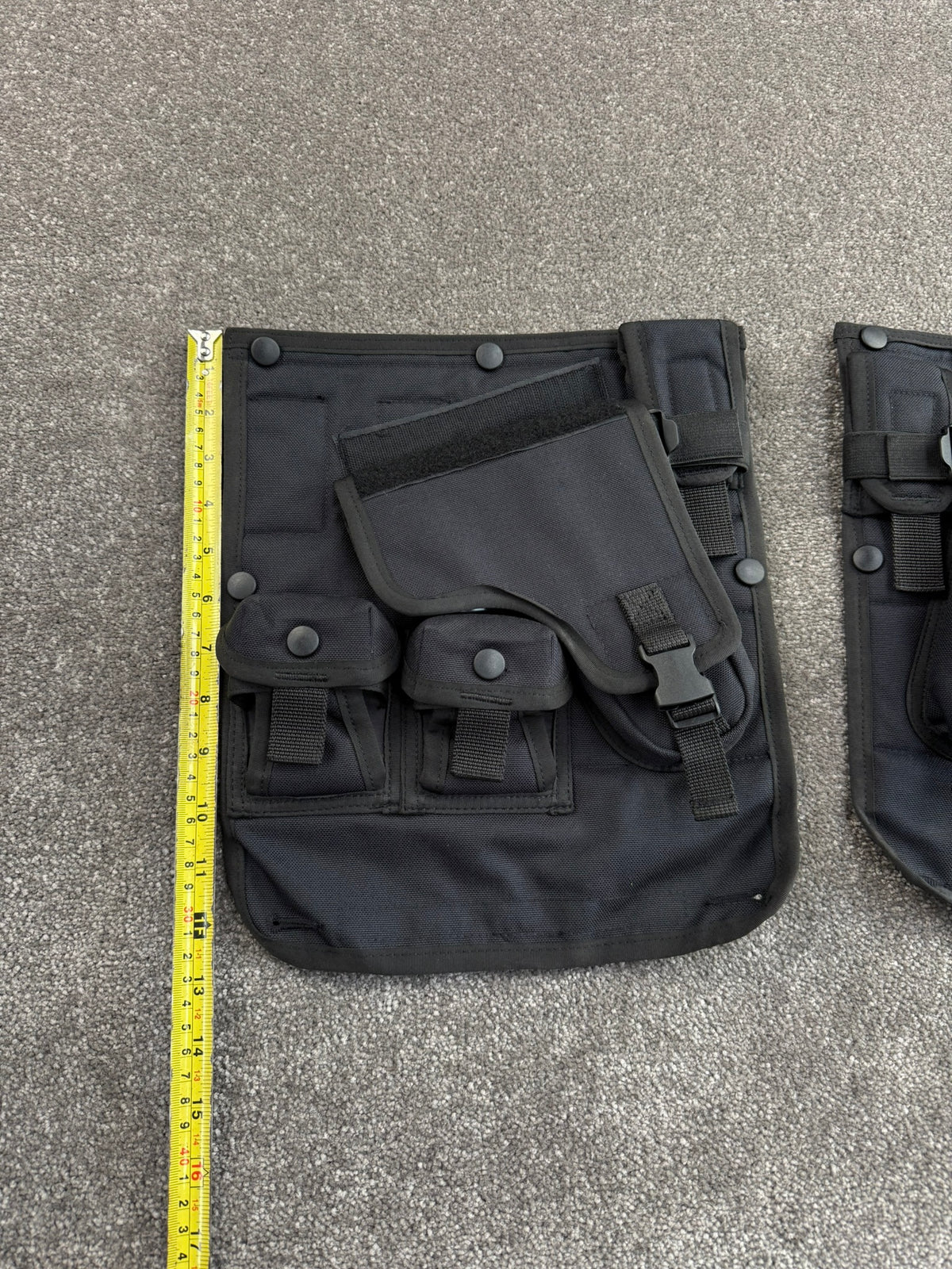 Ex Police Arktis Firearms Taser Vest Attachment Modular Panel Holster & Pouches LEFT or RIGHT