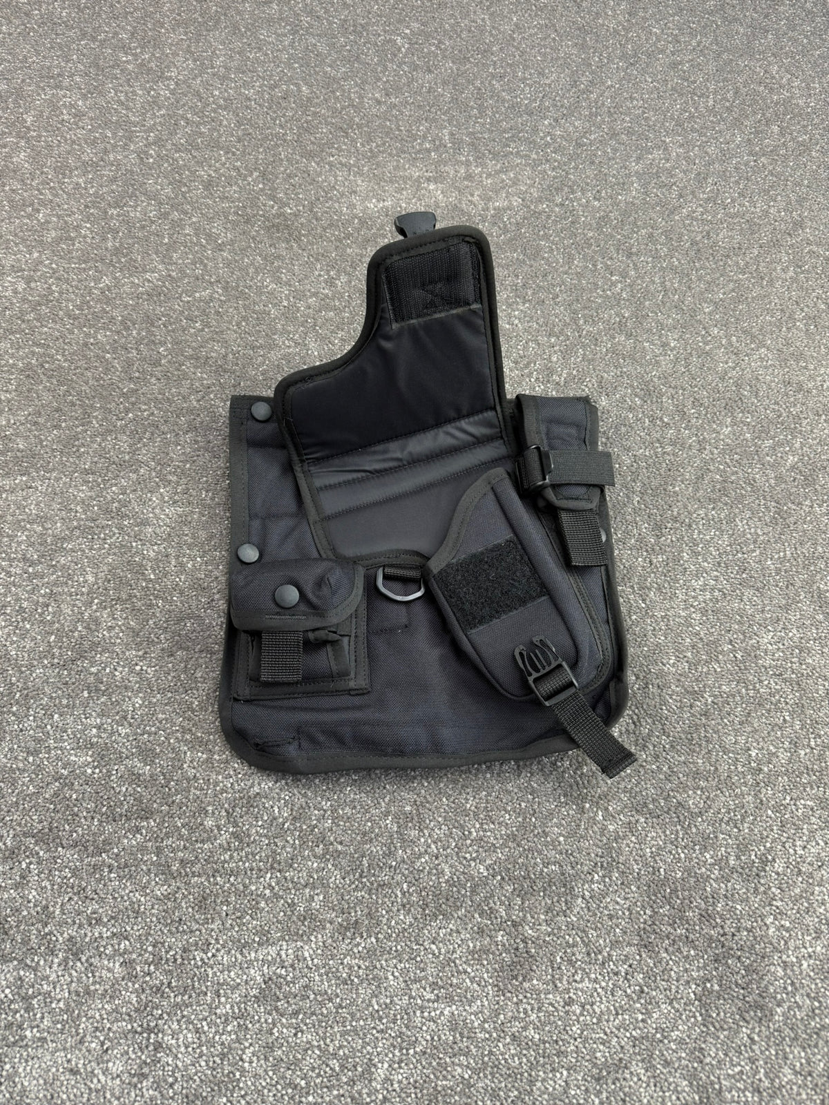 Ex Police Arktis Firearms Taser Vest Attachment Modular Panel Holster & Pouch