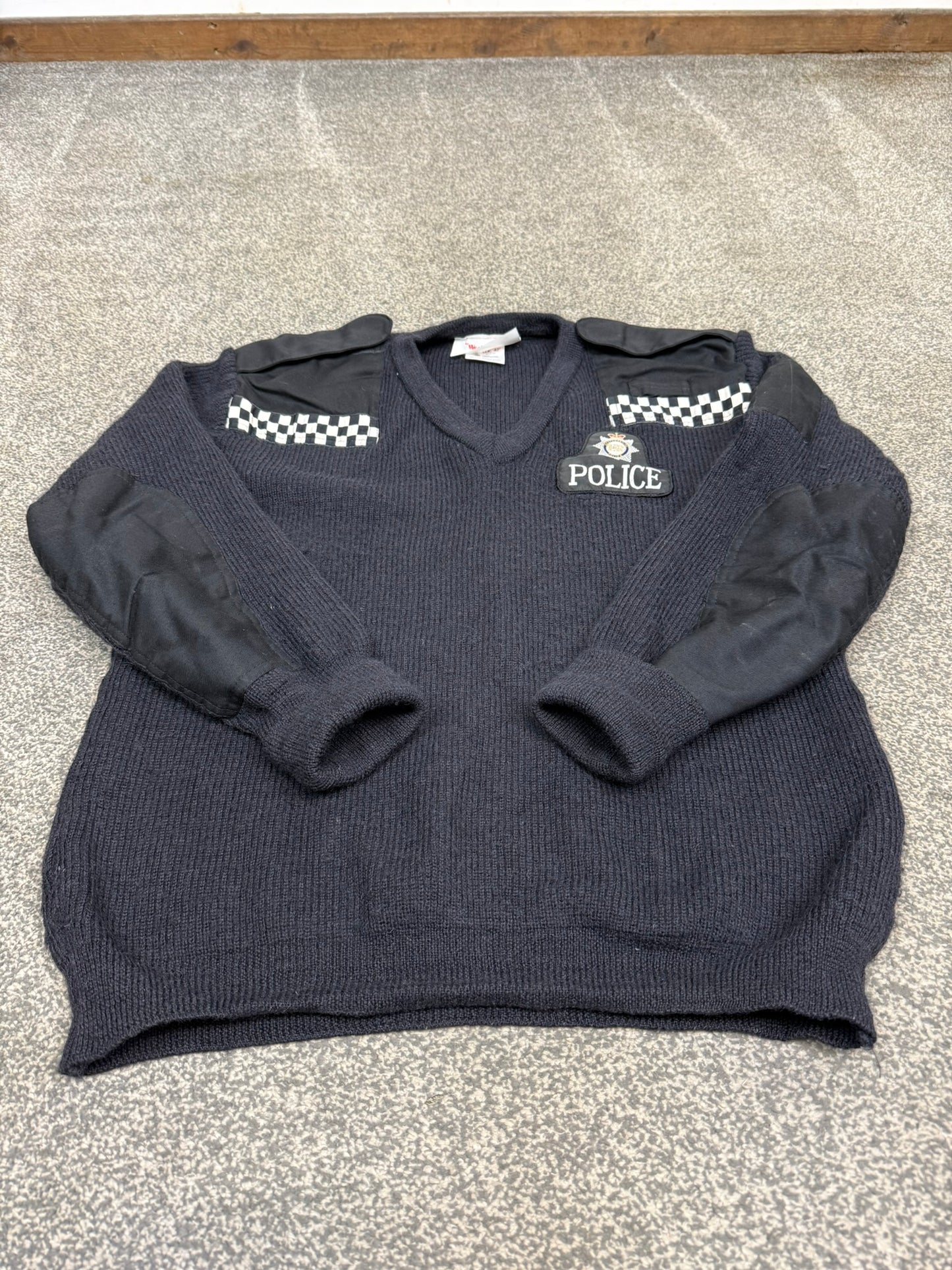 Ex Bedfordshire Police Wooly Pully Pullover Wool Commando Jumper Collector TV Film Display
