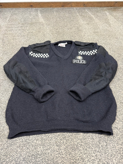 Ex Bedfordshire Police Wooly Pully Pullover Wool Commando Jumper Collector TV Film Display
