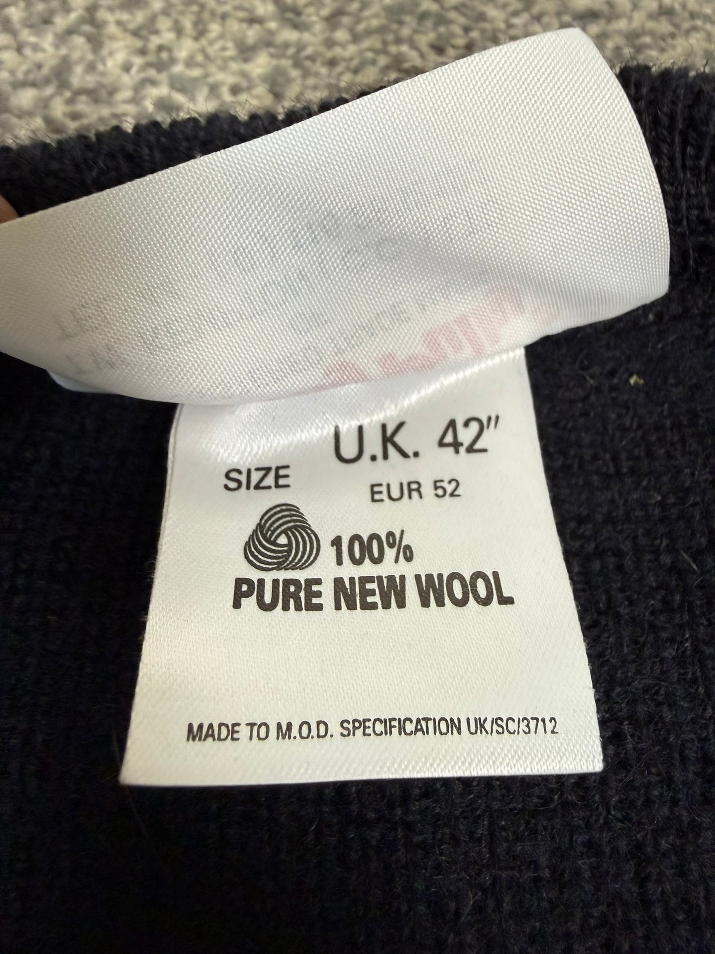 Ex Bedfordshire Police Wooly Pully Pullover Wool Commando Jumper Collector TV Film Display