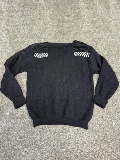 Ex Bedfordshire Police Wooly Pully Pullover Wool Commando Jumper Collector TV Film Display