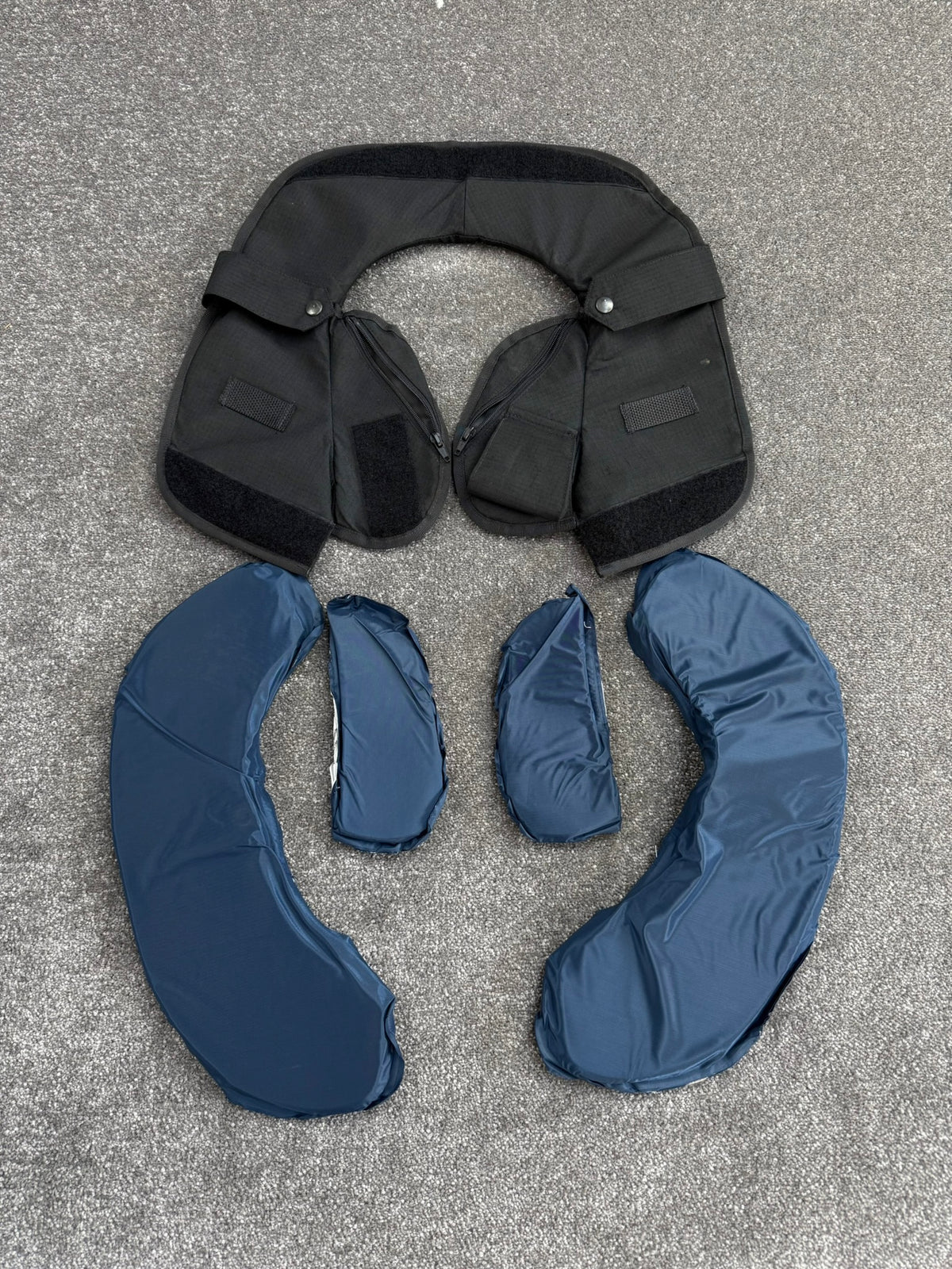 Ex Police Ballistic Collar Body Armour With Filler Anti Stab & Ballistic HG2 / KR2 / SP2