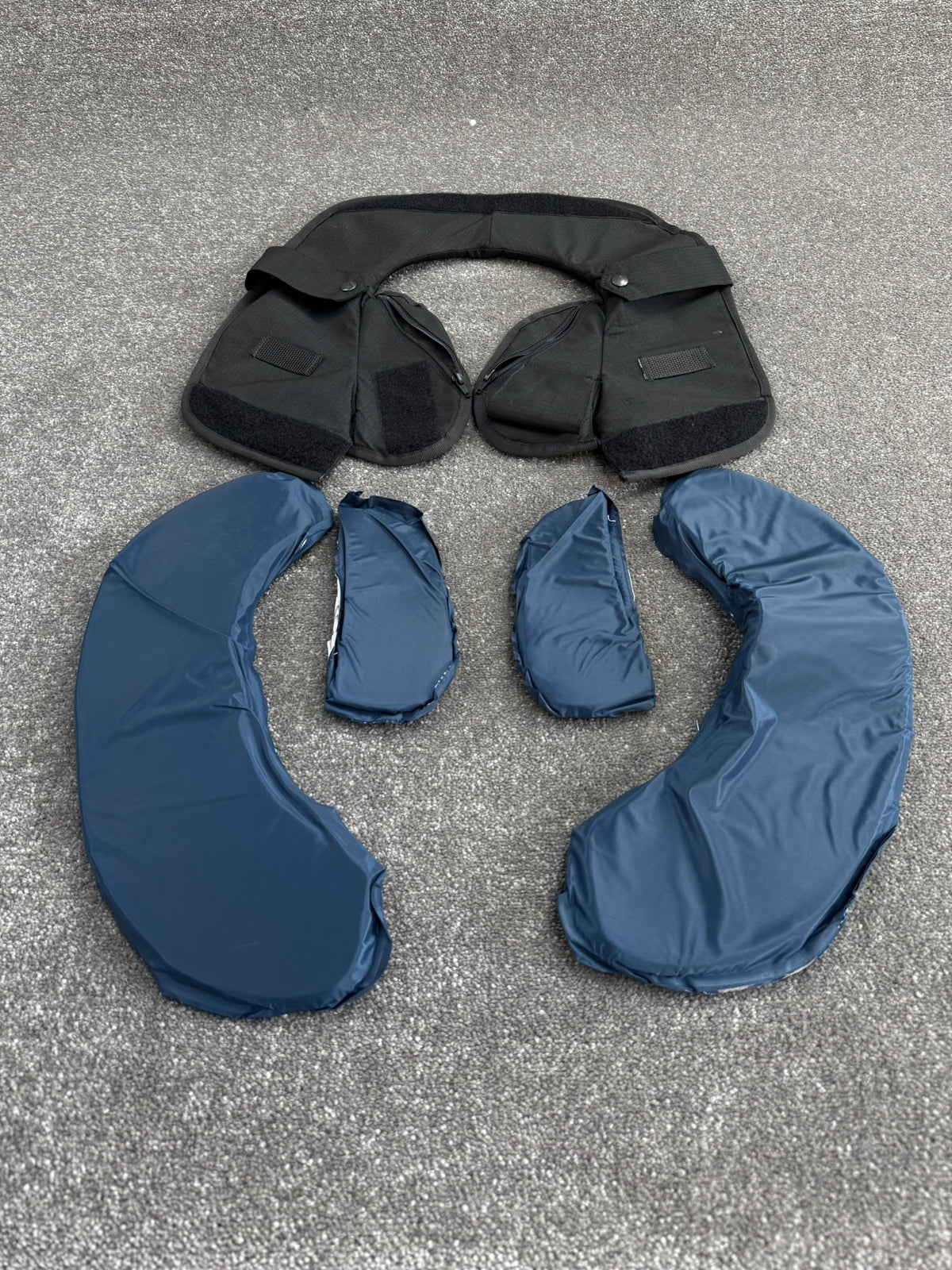Ex Police Ballistic Collar Body Armour With Filler Anti Stab & Ballistic HG2 / KR2 / SP2