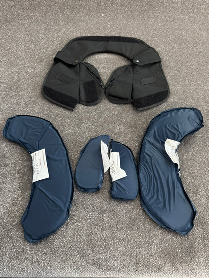 Ex Police Ballistic Collar Body Armour With Filler Anti Stab & Ballistic HG2 / KR2 / SP2